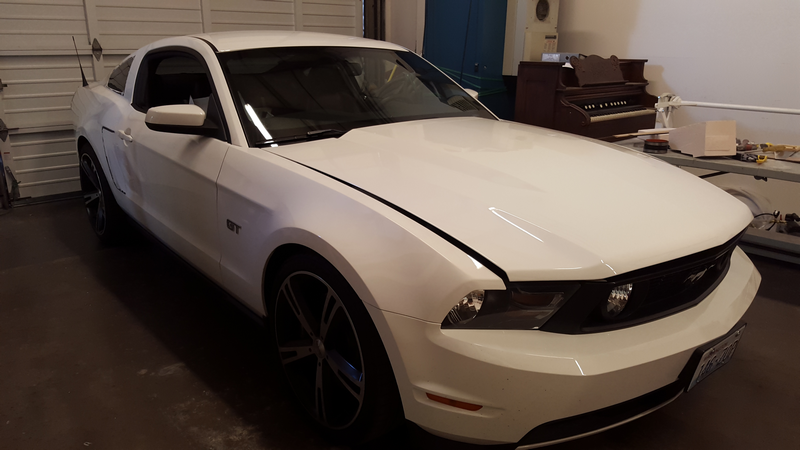 Custom Carbon Fiber Mustang GT Intake