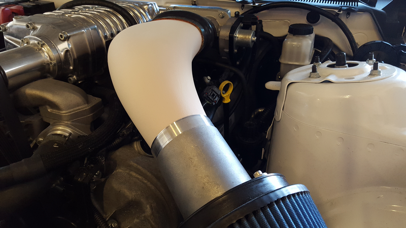 High Density Foam Custom Carbon Fiber Mustang GT Intake