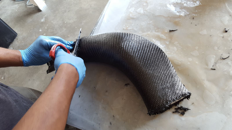 Layup for Custom Carbon Fiber Mustang GT Intake