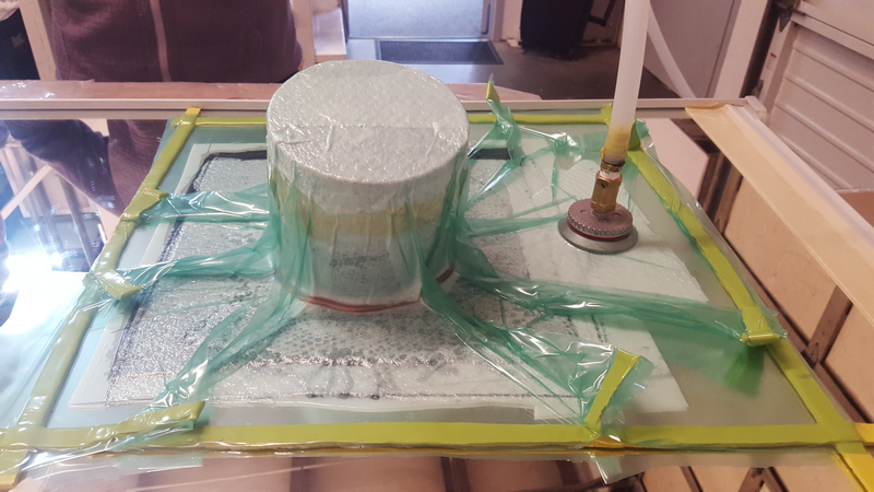 Carbon Fiber Wet Layup for EVO Turbo Duct