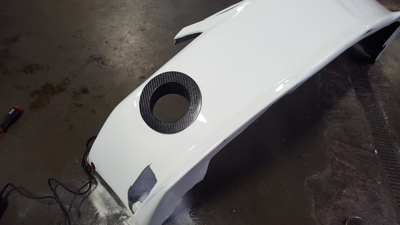 Test Fit Fitted Debagged Carbon Fiber EVO Turbo Duct
